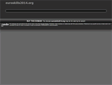 Tablet Screenshot of euroskills2014.org